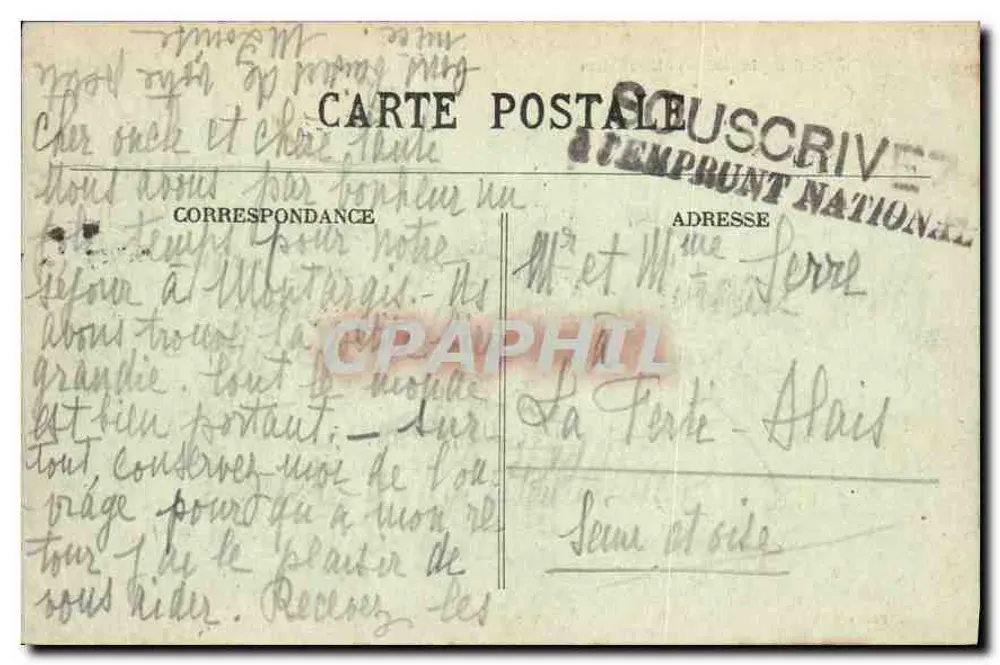 Montargis (Loiret) - O Teatro — Edição V. O. - Verso