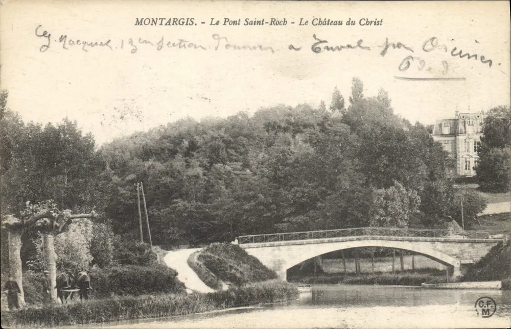 Montargis - Le Pont Saint-Roch - Le Château du Christ — C.F.M. n° 8 - Recto
