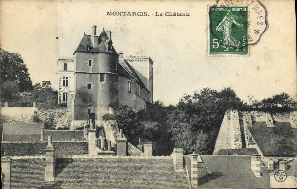 Montargis - O Castelo — editor G.F. M. - Frente
