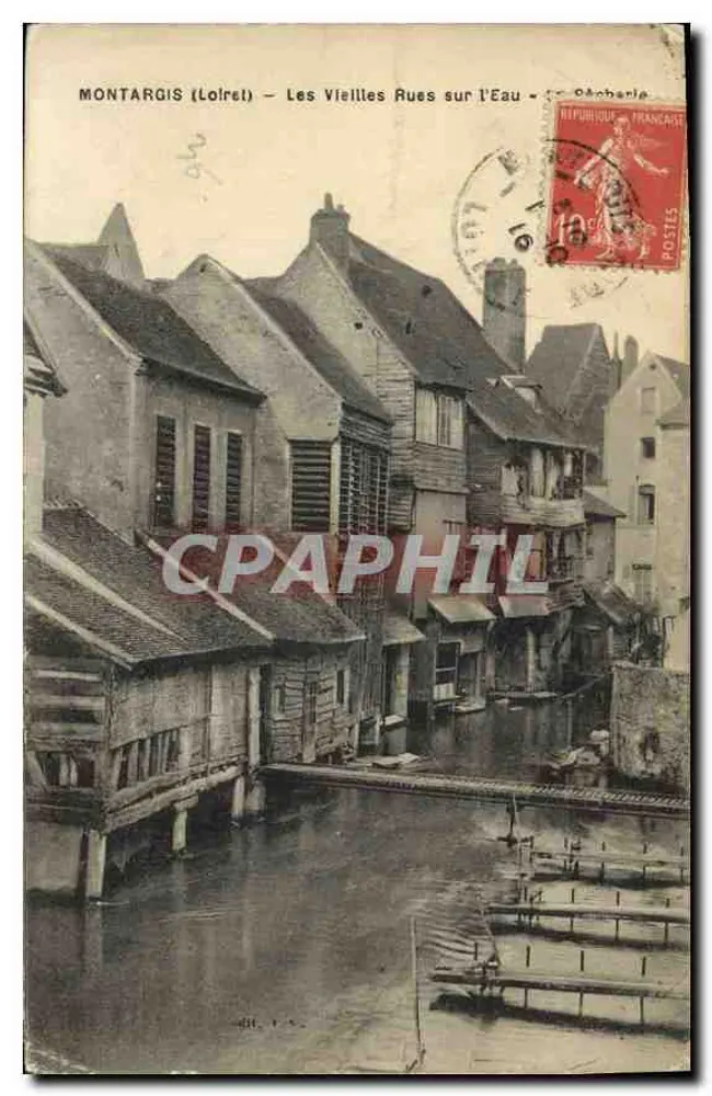 Montargis (Loiret) — Die Alten Straßen am Wasser — République Française - Vorderseite