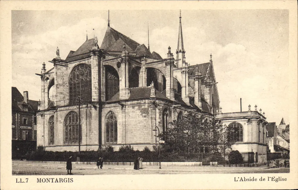 Montargis — A Abside da Igreja — LL.7 - Frente