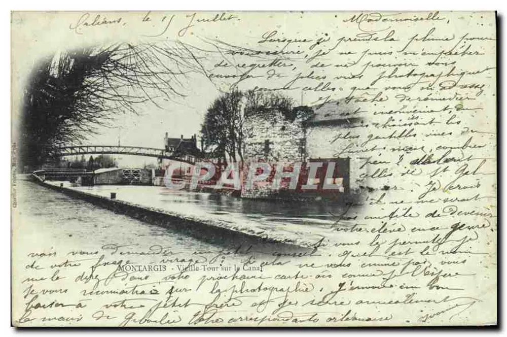 Montargis - Vieille Tour sur le Canal — éditeur Montargis - Recto
