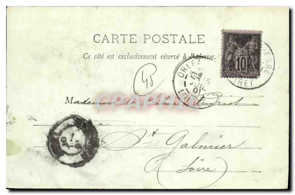 Montargis - Vieille Tour sur le Canal — éditeur Montargis - Verso