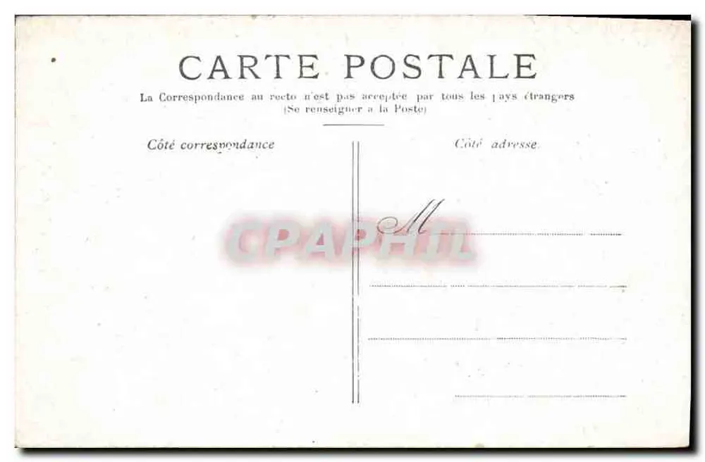 Paris — Place du Châtelet — editor não identificado - Verso