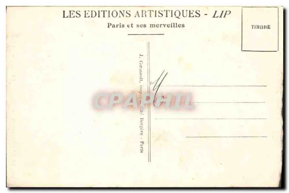 Paris - Notre-Dame - LIP 56 - Verso