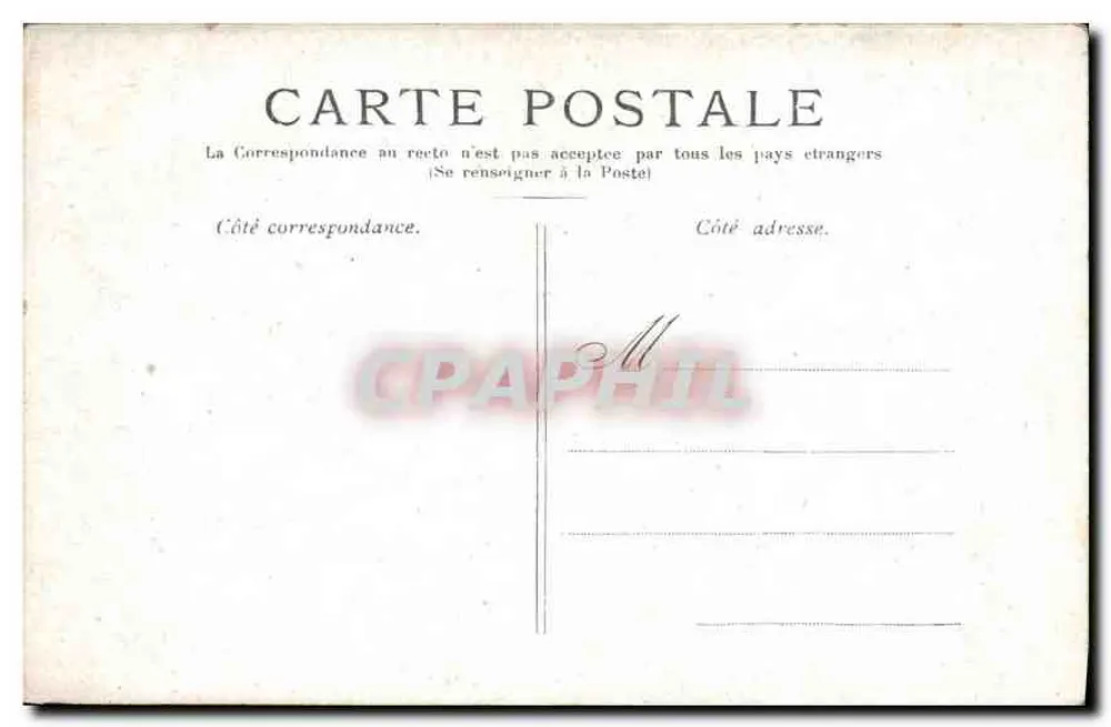 Paris — Lafontaine (Auteuil) — editor não visível - Verso