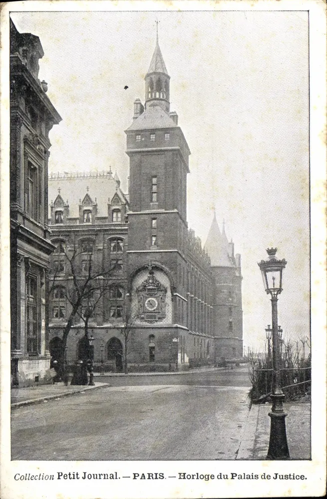 Paris — Uhr des Palais de Justice — Collection Petit Journal - Vorderseite