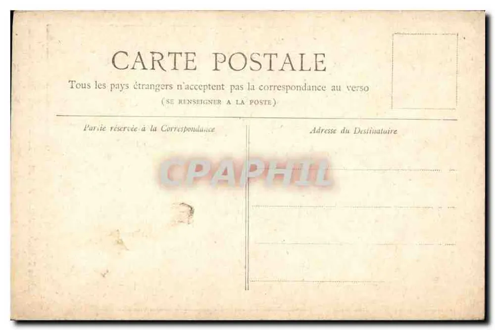 Paris — Uhr des Palais de Justice — Collection Petit Journal - Rückseite