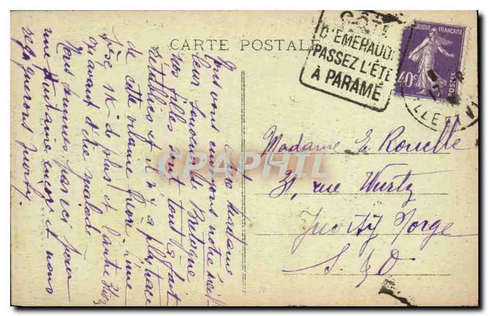 Pardons de Sainte-Anne la Palud — Instantâneo curioso — Coll. E. Hamonic, St-B. - Verso