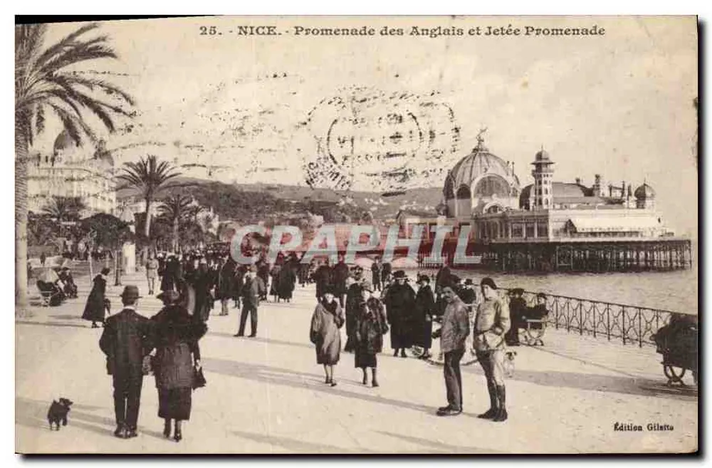Nice - Promenade des Anglais und Jetée Promenade — Edition Gilatto, Nr. 25 - Vorderseite