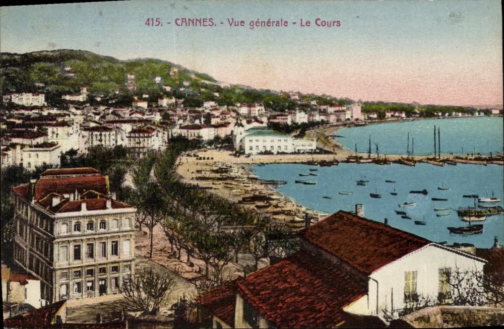 CANNES - Vue générale - Le Cours — Édition Ouletta, Nice, n° 415 - Frente