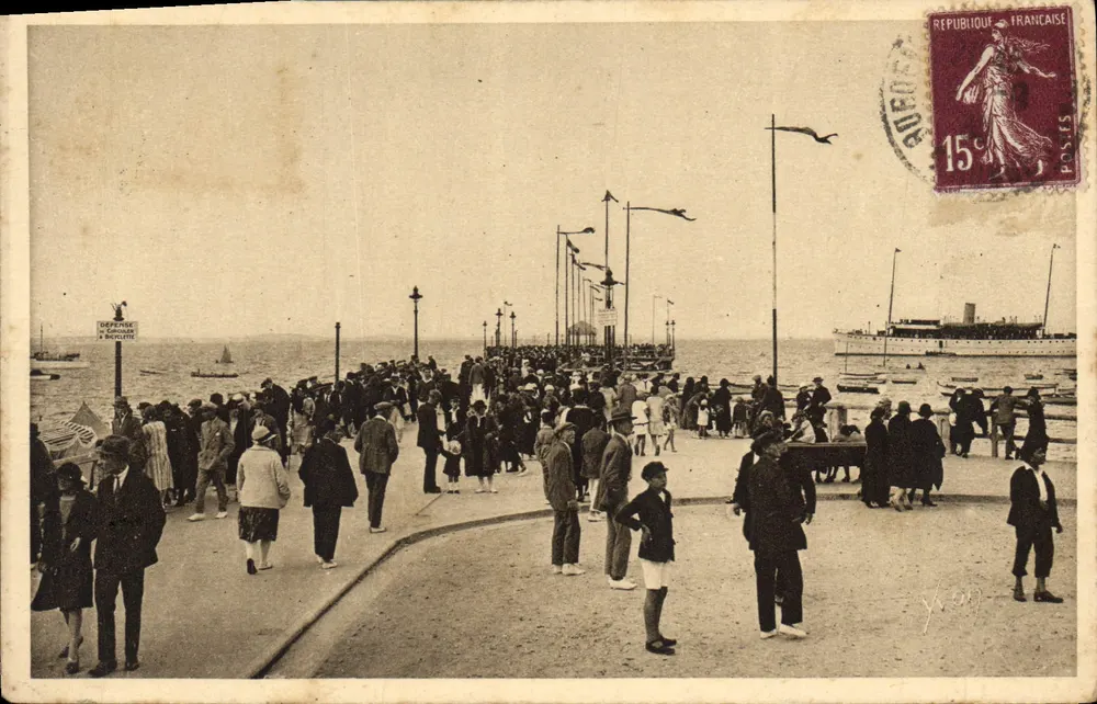 Arcachon - Die Mole-Promenade — Éditions d'Art Yvon, n°12 - Vorderseite