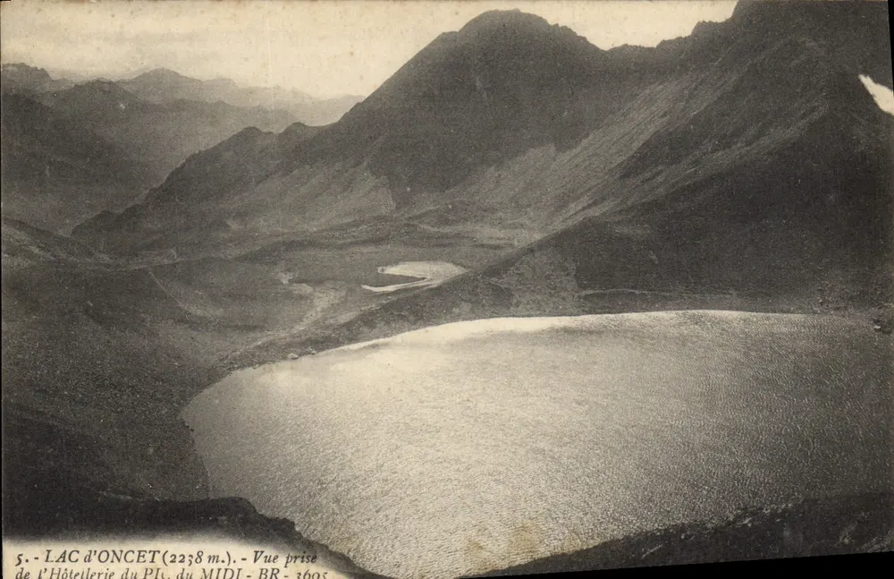 Lac d'Oncet (2238 m.) — Ansicht vom Hôtel du Midi — BR - 3605 - Vorderseite
