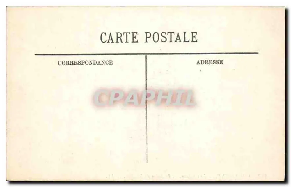 Compiègne — O Castelo — O Salão de Música — LL. — N° 233 - Verso