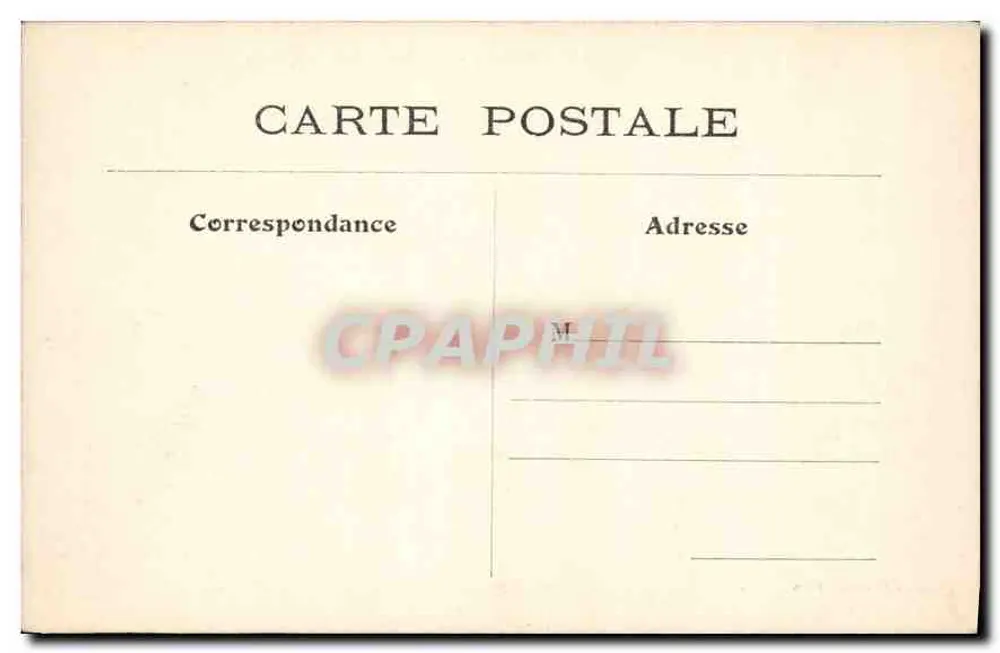 Chantilly - Das Schloss, Nordwestseite — Paris und seine Umgebung - 89 — Frühjahrsversion, Paris - Rückseite