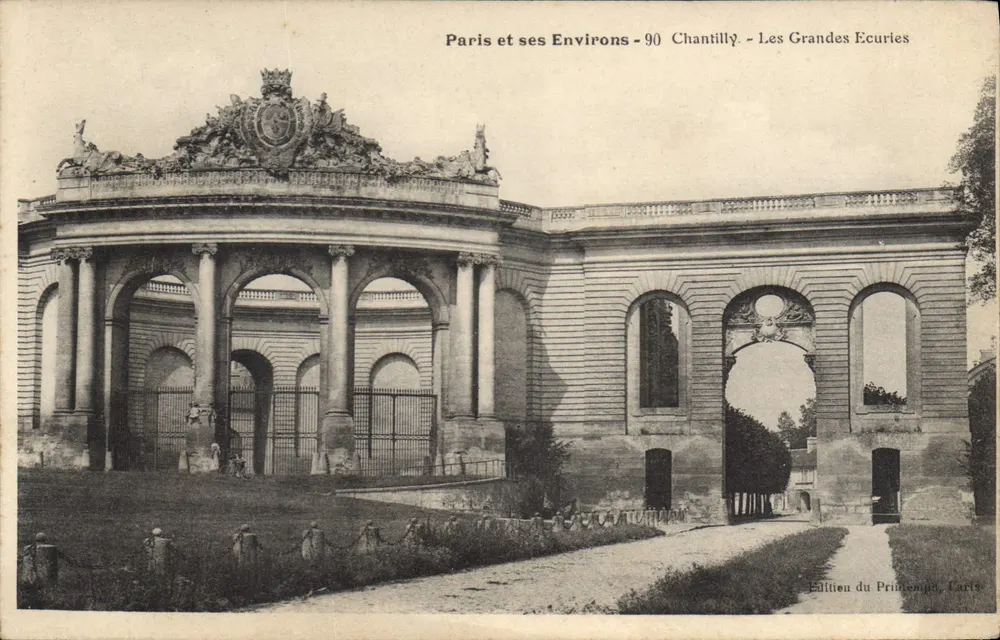 Chantilly - Die Großen Ställe — Édition du Prisme, Paris, n°90 - Vorderseite