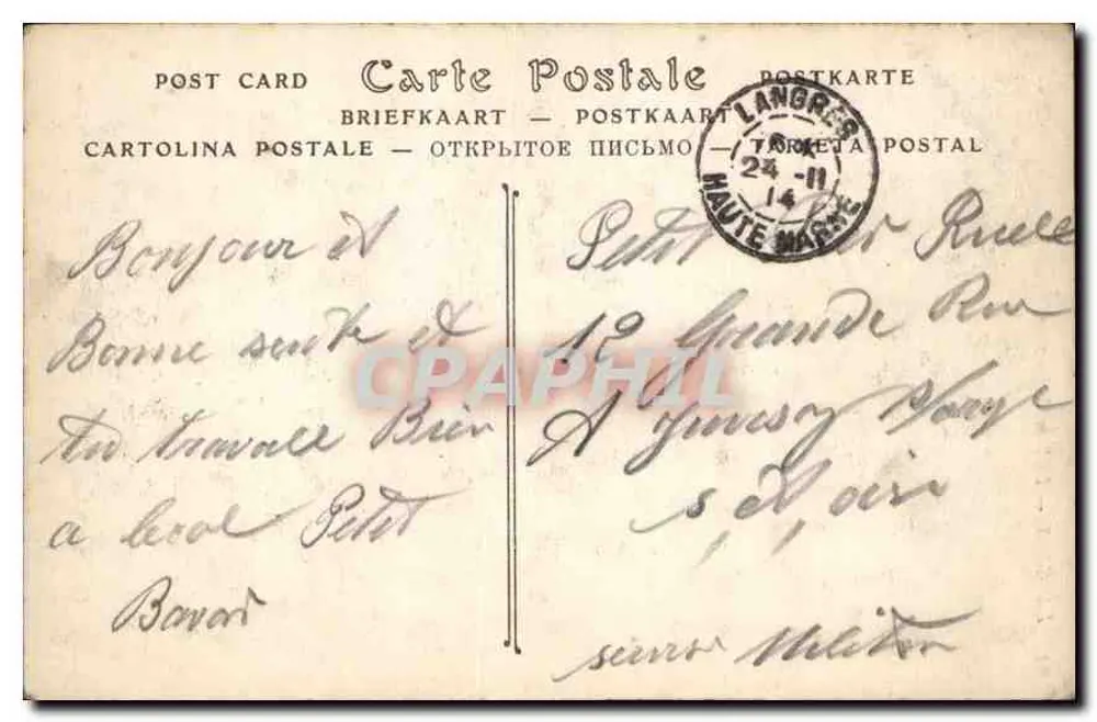 Langres — Torre de Navarre — Editor não identificado, n° 23 - Verso