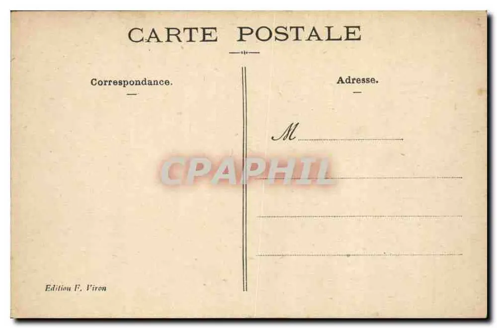 Lourdes — A Fonte Milagrosa — Edição F. Viron, n° 310 - Verso