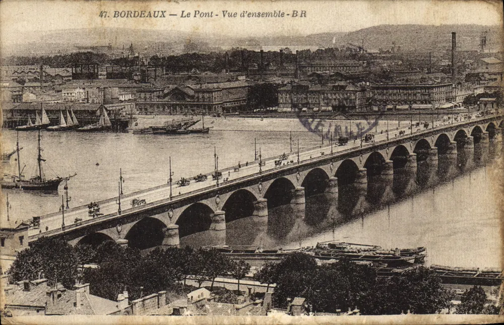 Bordeaux — O Ponte — Vista geral - B.R. - Frente