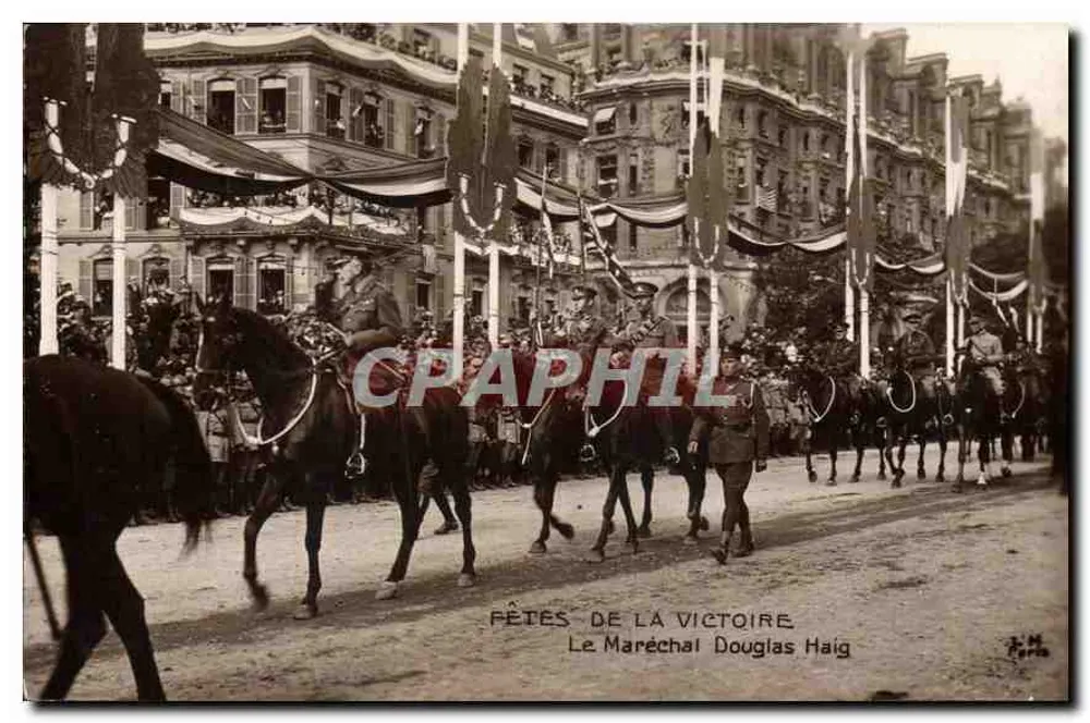 Festas da Vitória — O Marechal Douglas Haig — Editor H. H. Paris - Frente