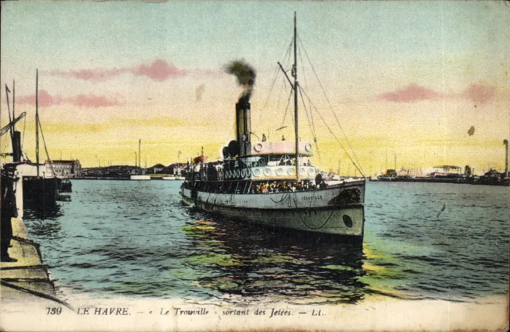 Le Havre — Le Trouville verlässt die Docks — Lt. — n° 789 - Vorderseite