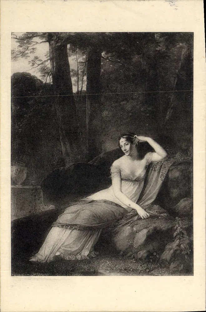 Retrato da imperatriz Joséphine — Prud'hon — Edição dos Museus Nacionais, Paris, n° 751 - Frente