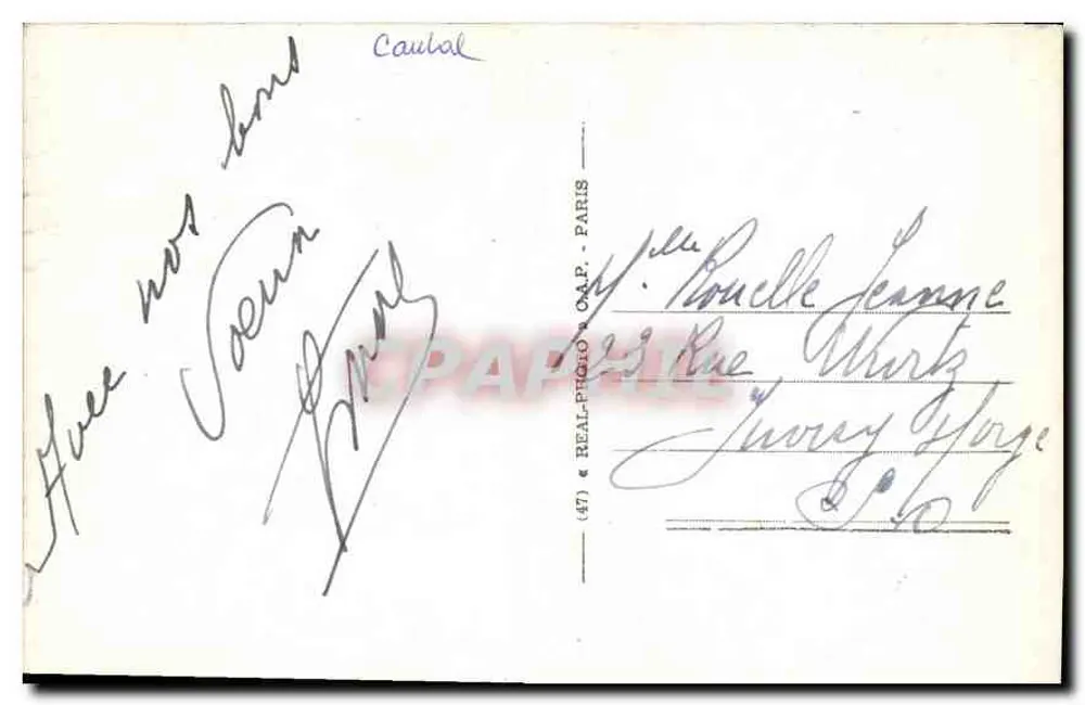 Juvisy-sur-Cère — Vista geral — editor Cap, n° 47 - Verso