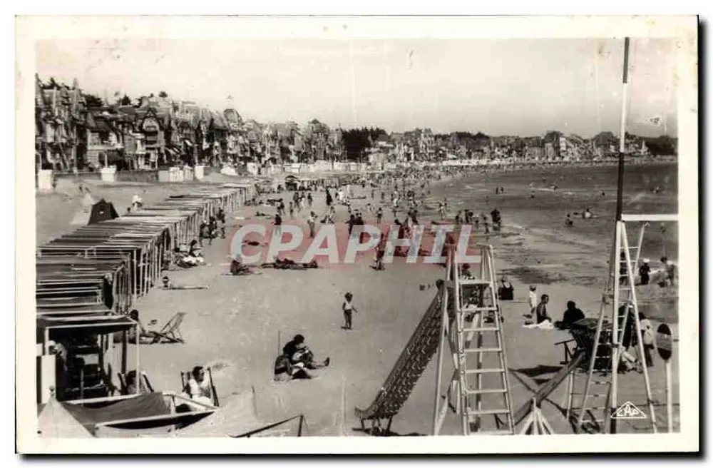 La Baule — Vista generale della Spiaggia — (47) REAL-PHOTO C.A.P. PARIS - Recto
