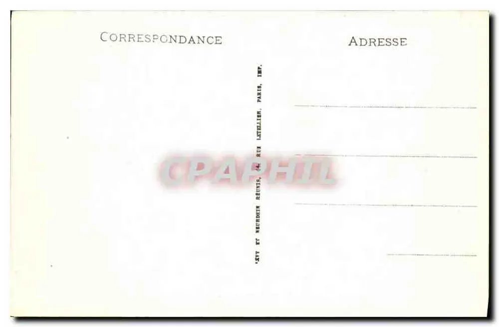 Lago d'Annecy — Menthon — A chegada do barco — LL. n° 438 - Verso