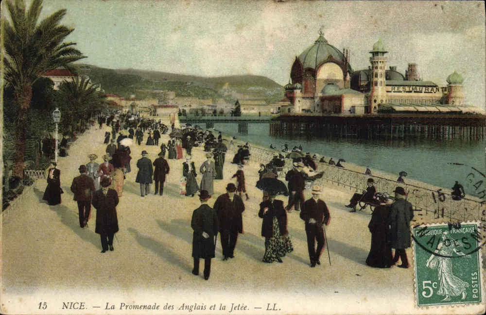 NICE — La Promenade des Anglais et la Jetée — LL. - Recto