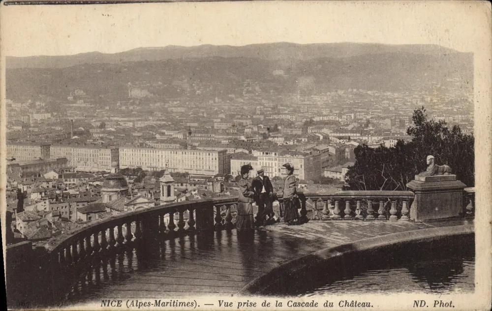 NICE (Alpes-Maritimes) — Ansicht vom Château Cascade — ND. Phot. - Vorderseite