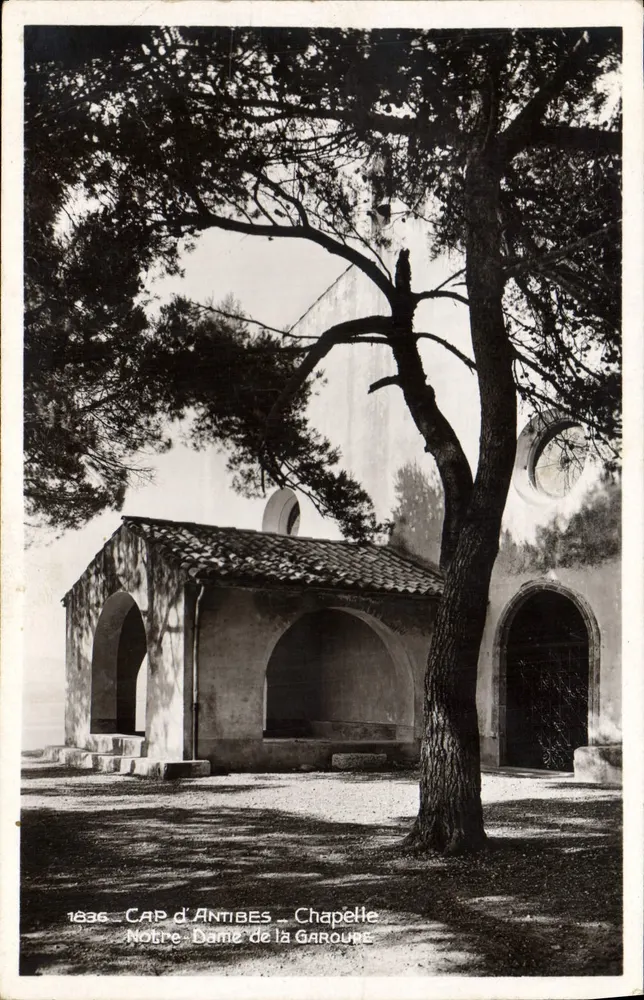 CAP d'ANTIBES - Kapelle Notre-Dame de la Garoupe — Verlag: La Cigogne, Nice - Vorderseite