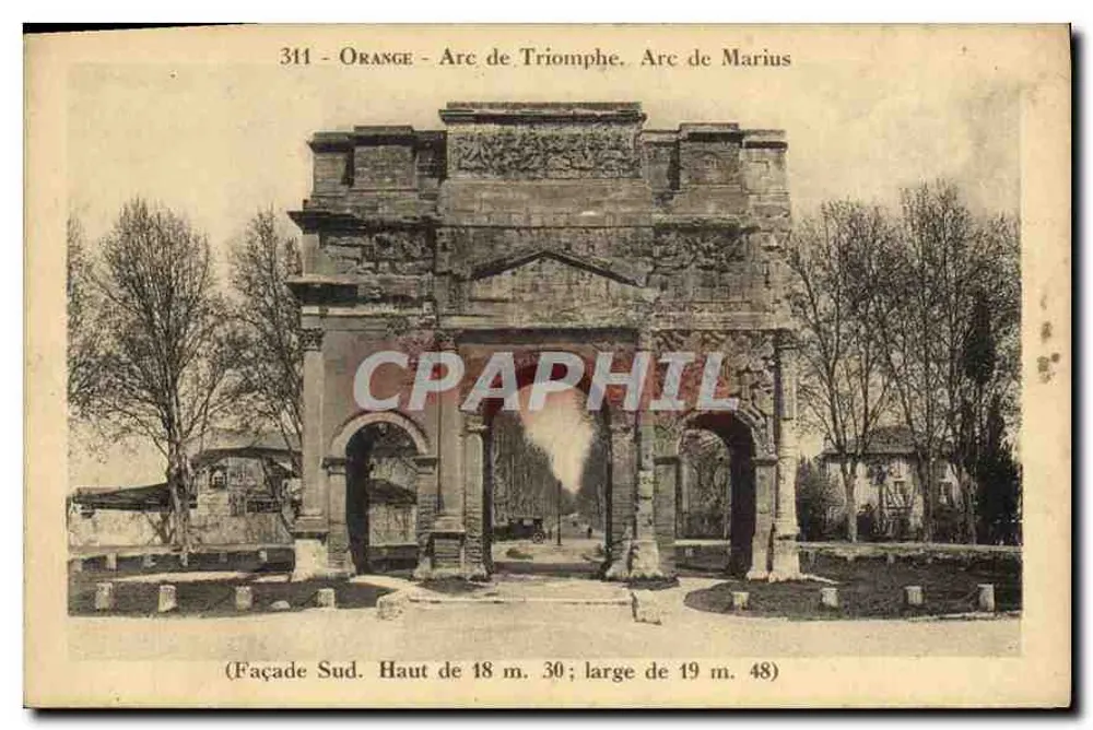 Orange - Arco do Triunfo, Arco de Marius — Fachada Sul — Edição La Cigogne - Frente