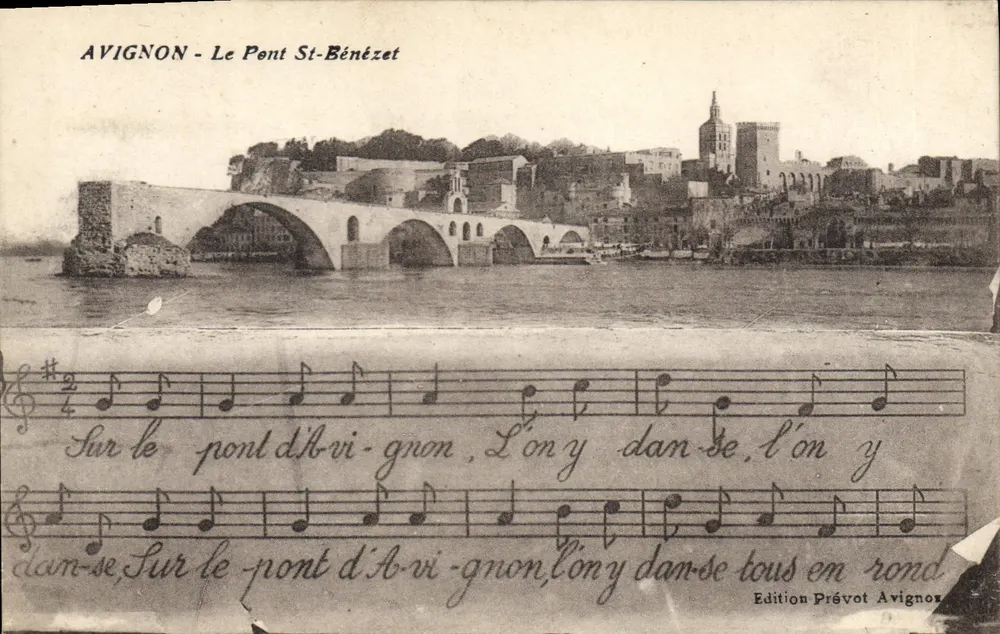Avignon - O Ponte São Benedito — Edição Prévot Avignon - Frente
