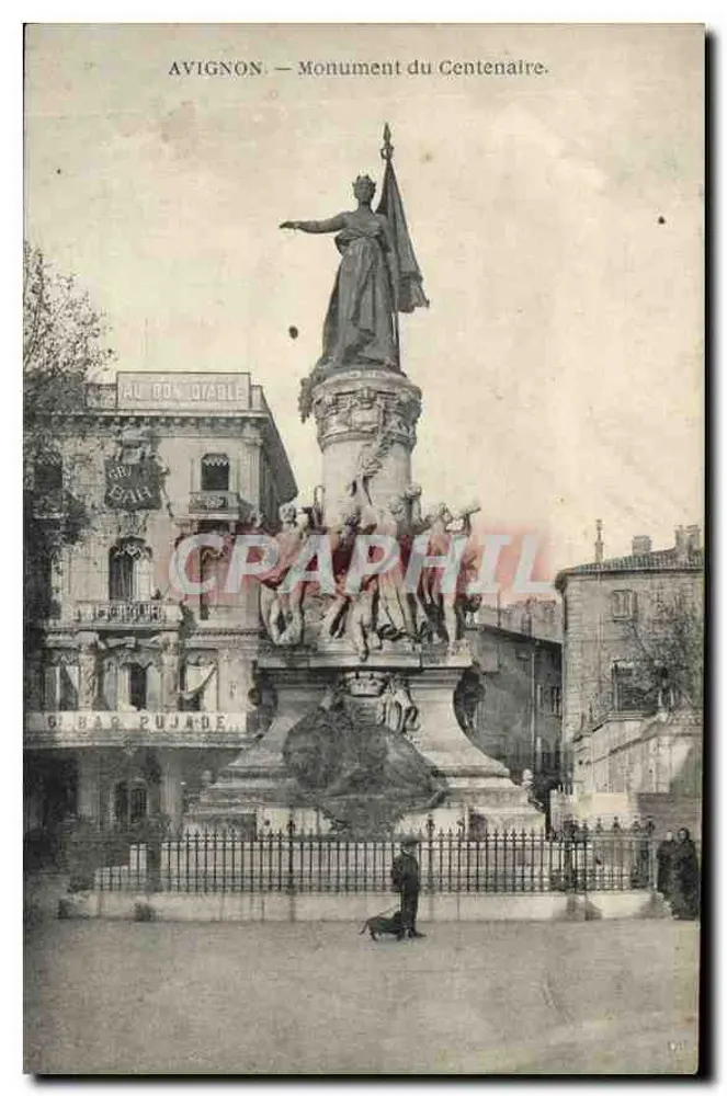 Avignon — Monument do Centenário — Edição Martel - Frente