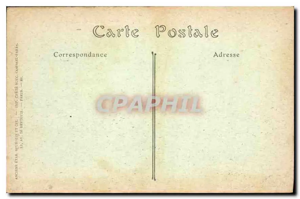 CANNES — Boulevard de la Croisette y la Playa — editor anónimo, n° 718 - Reverso