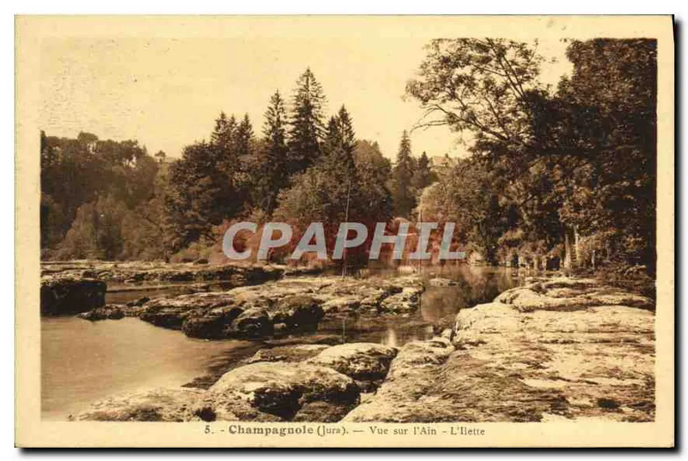 Champagnole (Jura) — Vista sobre el Ain - L'Ilette — Tarjeta postal moderna n°5 - Anverso