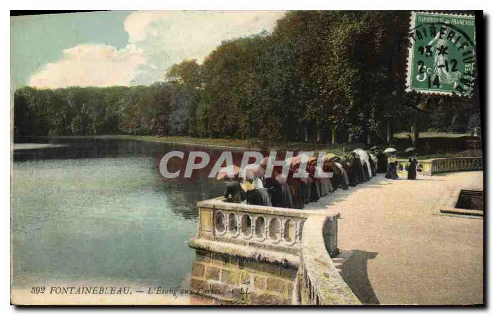 Fontainebleau — A Fonte das Carpas — LL - Frente