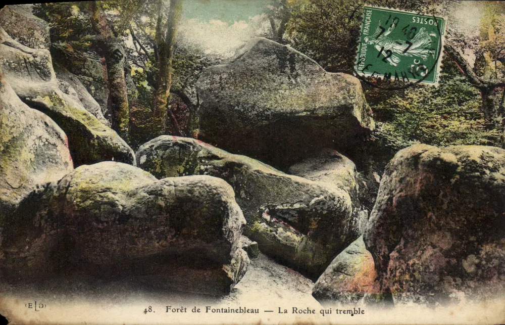Forêt de Fontainebleau — La Roche qui tremble — ELD, Nr. 48 - Vorderseite