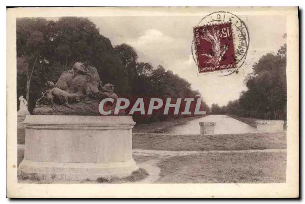 Palast von Fontainebleau — Der Kanal — Edition Vincent - Vorderseite