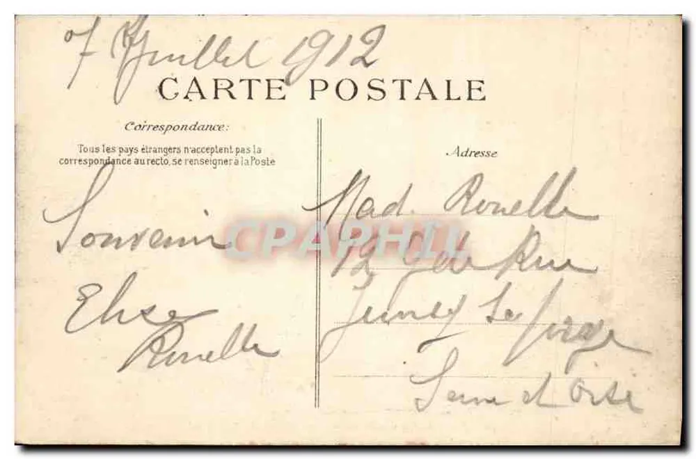 Forêt de Fontainebleau — Les Gorges de Franchard — E.D. Verlag - Rückseite