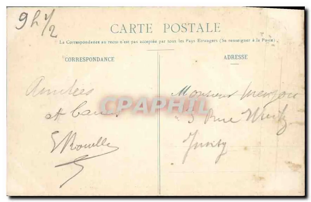 Floresta de Fontainebleau — Mesa do Grande Mestre — editor não identificado, n° 114 - Verso
