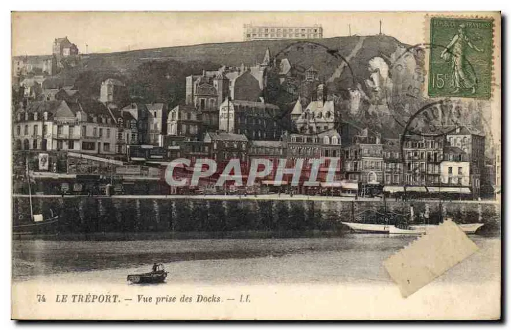 Le Tréport — Vista tirada dos Docks — I.I. - Frente
