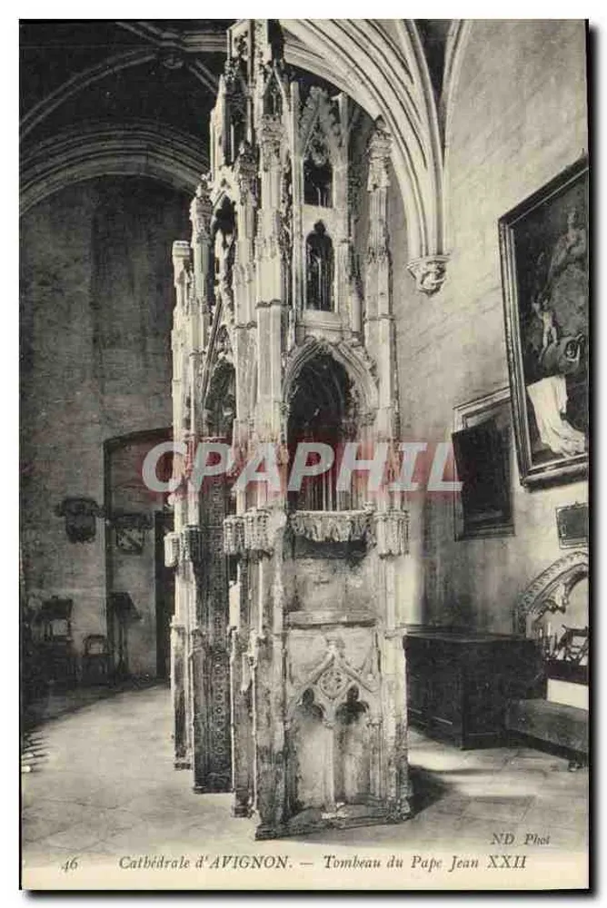 Kathedrale von Avignon — Grab des Papstes Johannes XXII — ND Phoi, n°46 - Vorderseite
