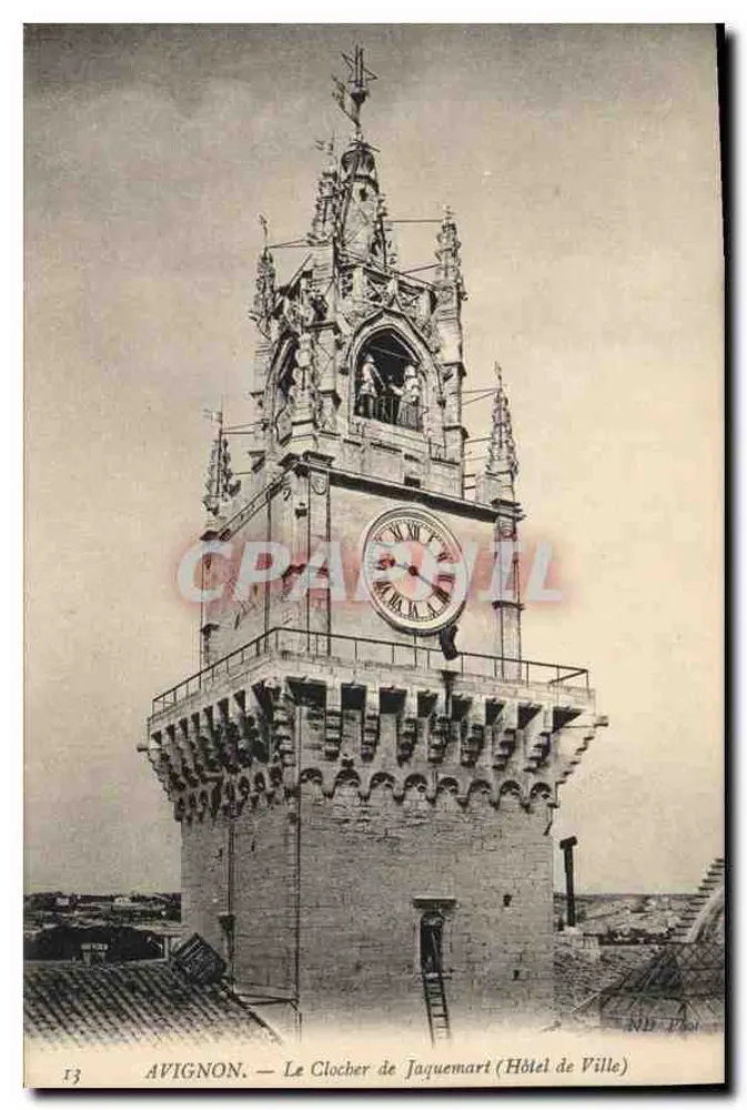 Avignon — Der Turm des Jaquemart (Stadthaus) - Vorderseite