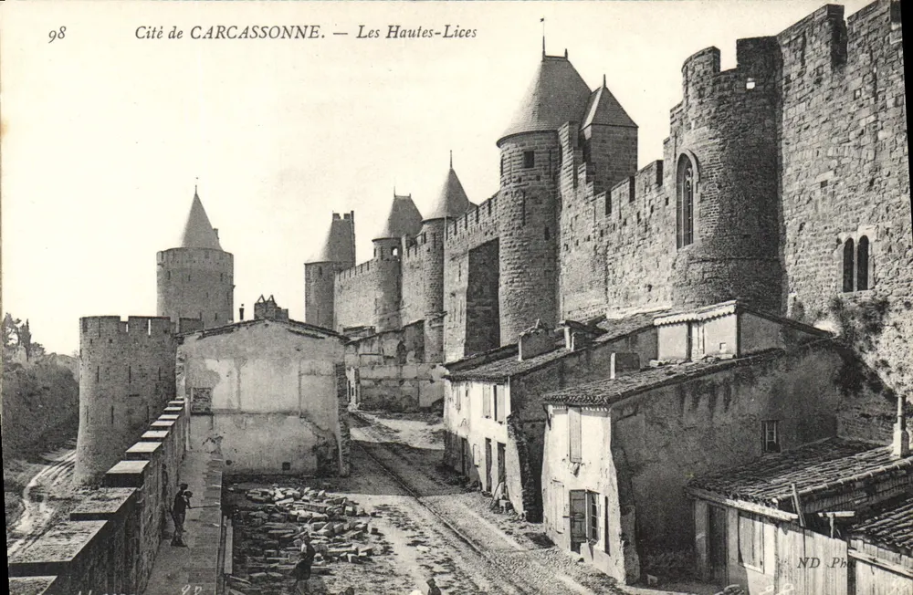 Ciudad de CARCASSONNE. — Les Hautes-Lices — ND Foto - Anverso
