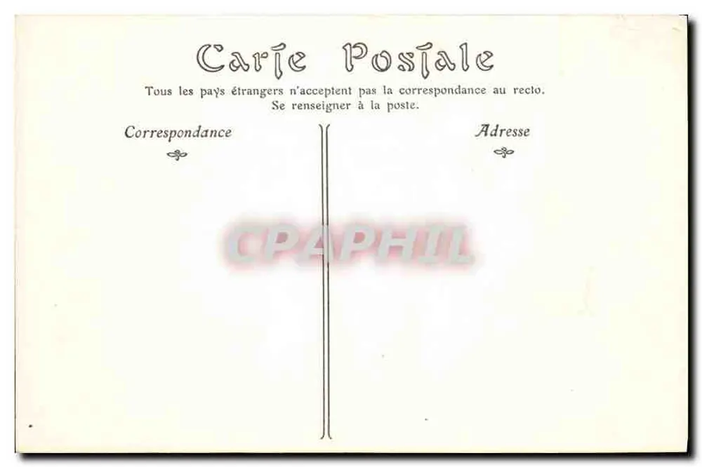 Cidade de CARCASSONNE — Descida da Barbacane — ND Phot - Verso