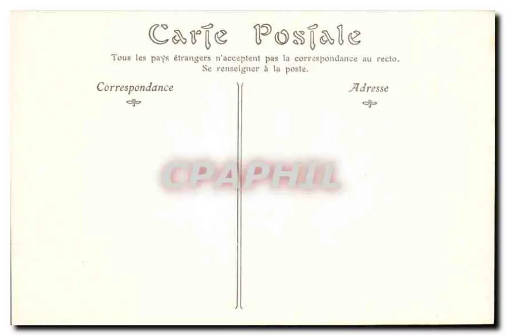 Cité de CARCASSONNE — Äußere Verteidigung des Schlosses — Antike Ansichtskarte n°37 - Rückseite