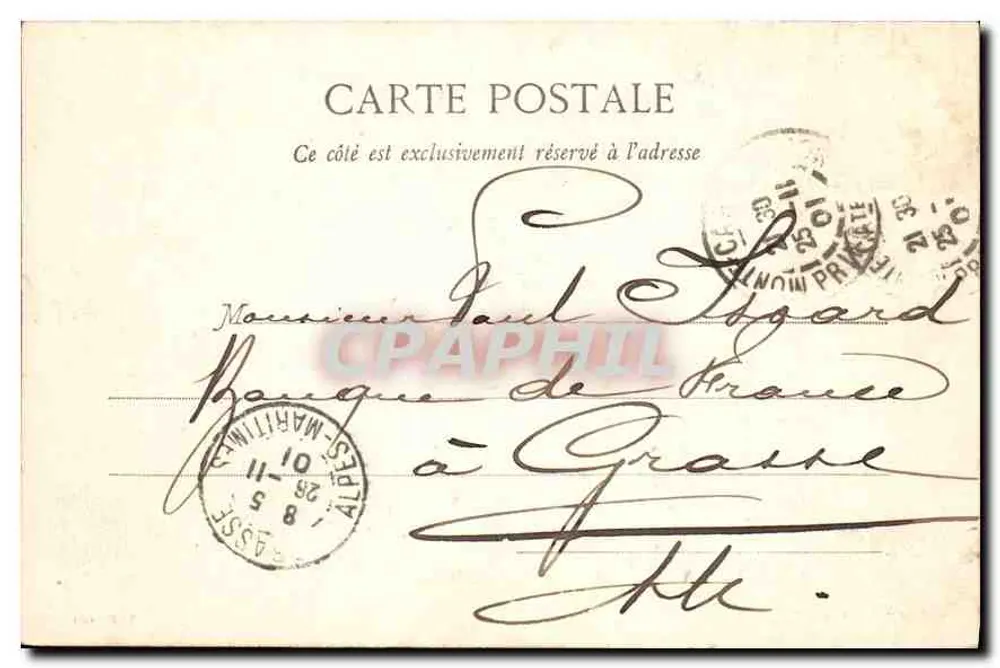 Monte-Carlo - Sala de Jogos — T. B, édit, Nice - Verso