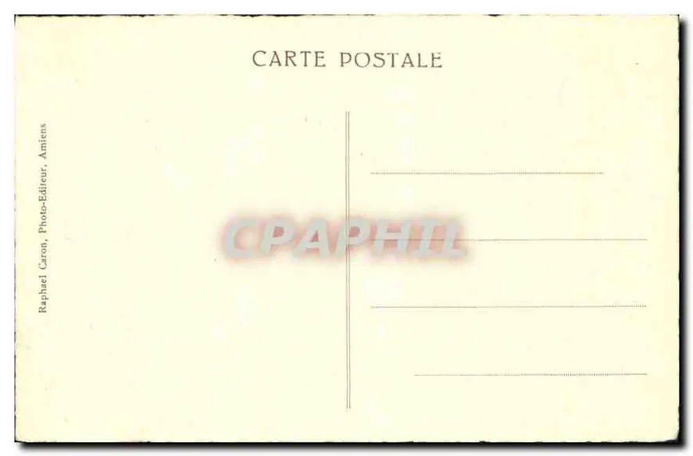 Amiens — Catedral — A Facha - Verso